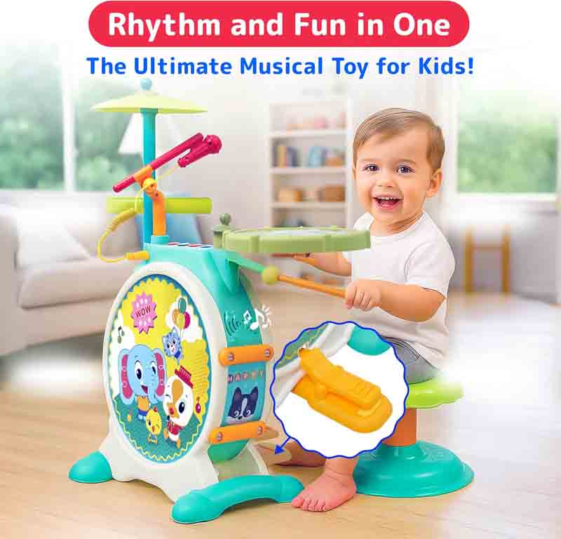 اسباب بازی ست جاز درام موزیکال آموزشی هولا تویز ( هولی تویز ) Hola 3130