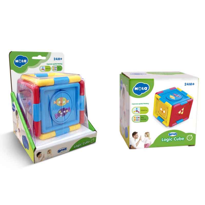 اسباب بازی آموزشی مکعب هوش هولا تویز (هولی تویز)  Hola 7990