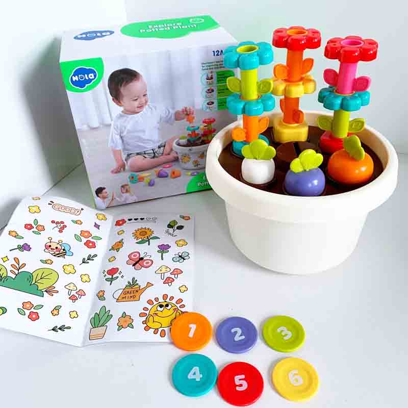 اسباب بازی آموزشی گلدان هوش هولا تویز (هولی تویز ) Hola HE795800