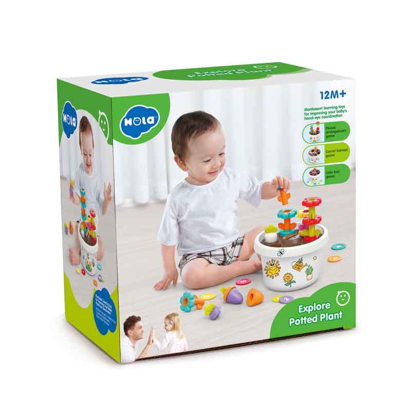 اسباب بازی آموزشی گلدان هوش هولا تویز (هولی تویز ) Hola HE795800