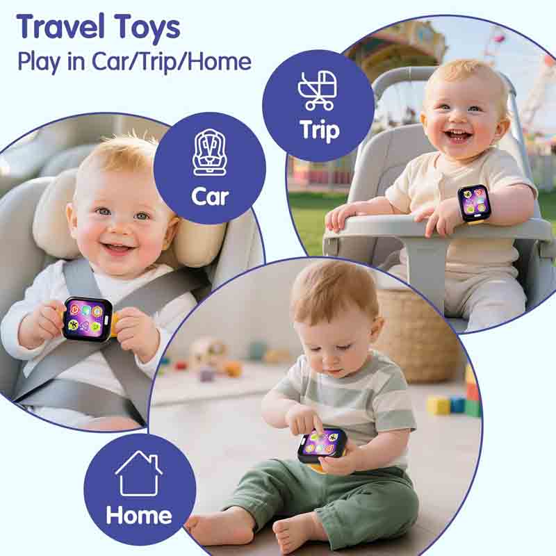 اسباب بازی ساعت طرح هوشمند موزیکال آموزشی هولا تویز مدل Hola 8967