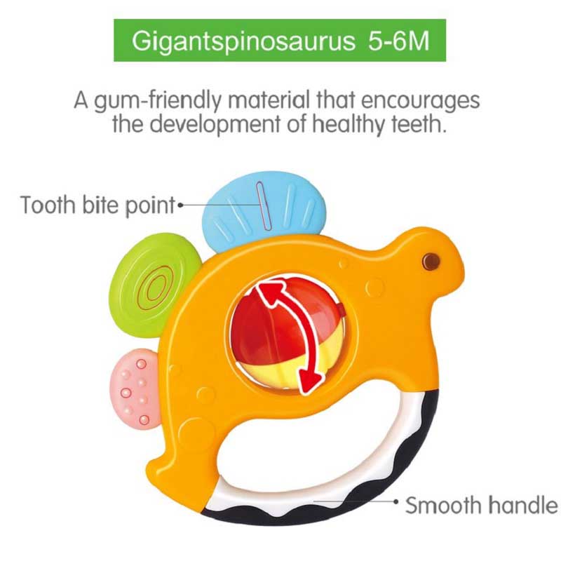 اسباب بازی ست جغجغه و دندانگیر دایناسور هولا تویز ( هولی تویز ) Hola 1109