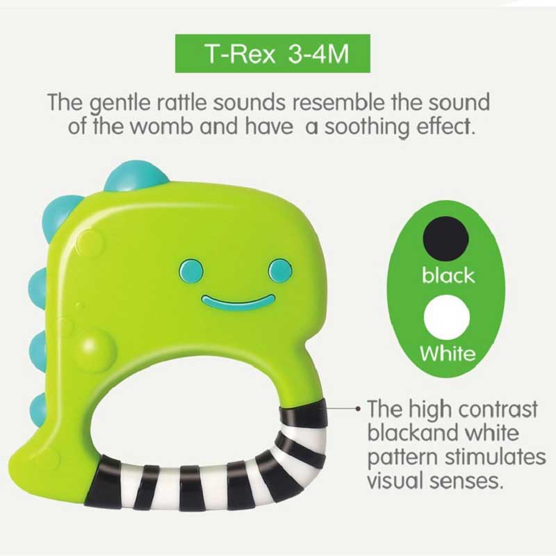 اسباب بازی ست جغجغه و دندانگیر دایناسور هولا تویز ( هولی تویز ) Hola 1109