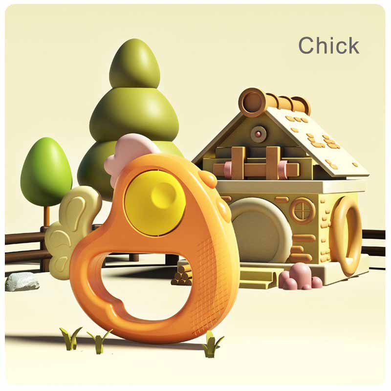 اسباب بازی ست جغجغه و دندانگیر 5 عددی حیوانات هولا تویز ( هولی تویز ) Hola 318A