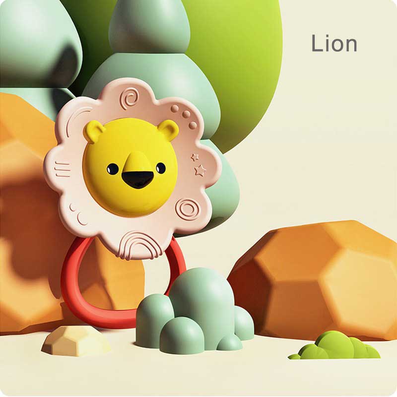 اسباب بازی ست جغجغه و دندانگیر 5 عددی حیوانات هولا تویز ( هولی تویز ) Hola 318A