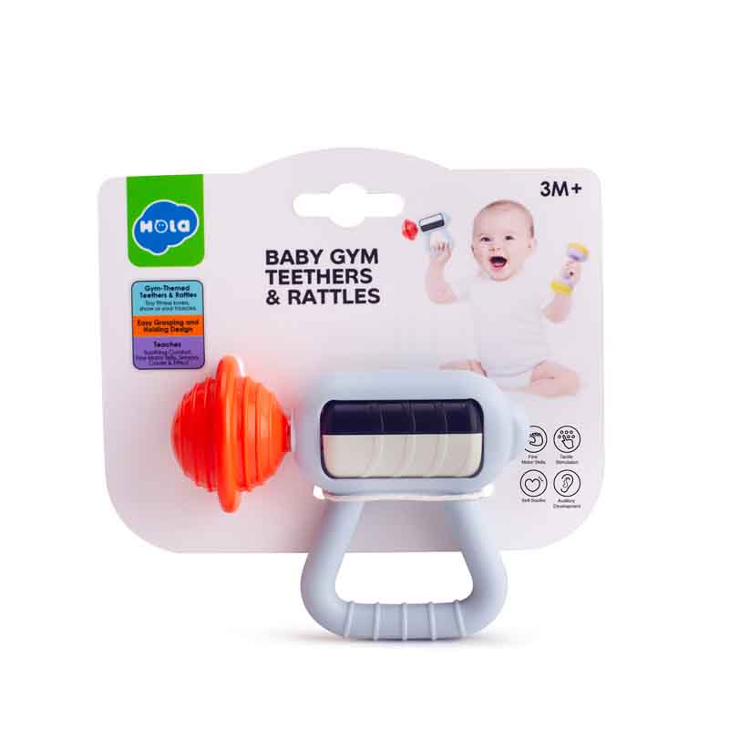 اسباب بازی ست جغجغه و دندانگیر 5 عددی هولا تویز (هولی تویز) مدل Hola HE7900