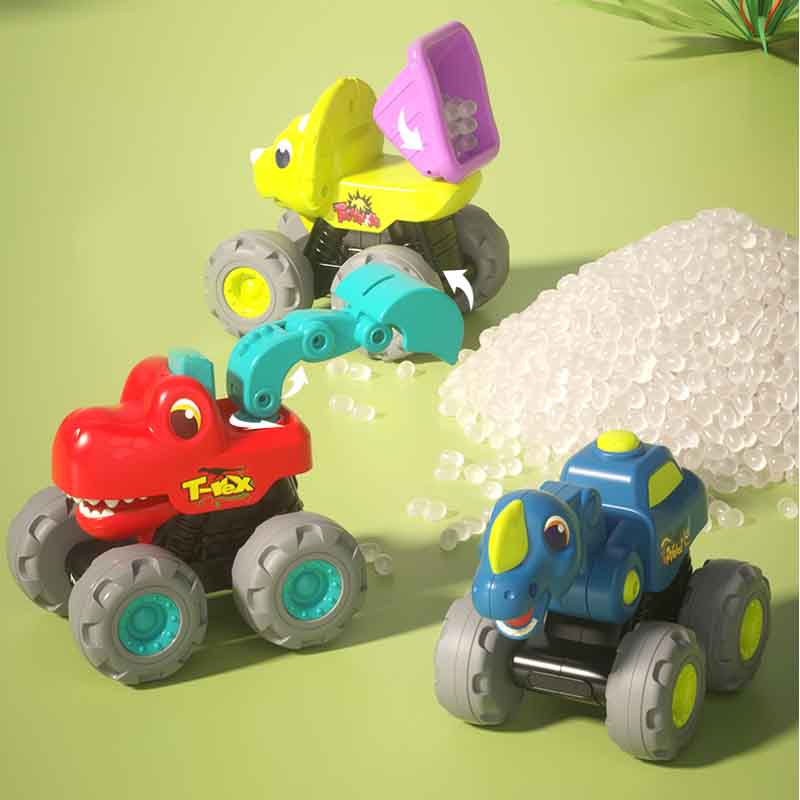 اسباب بازی ست 3 عددی ماشین های دایناسوری قدرتی هولا تویز (هولی تویز) Hola 7973