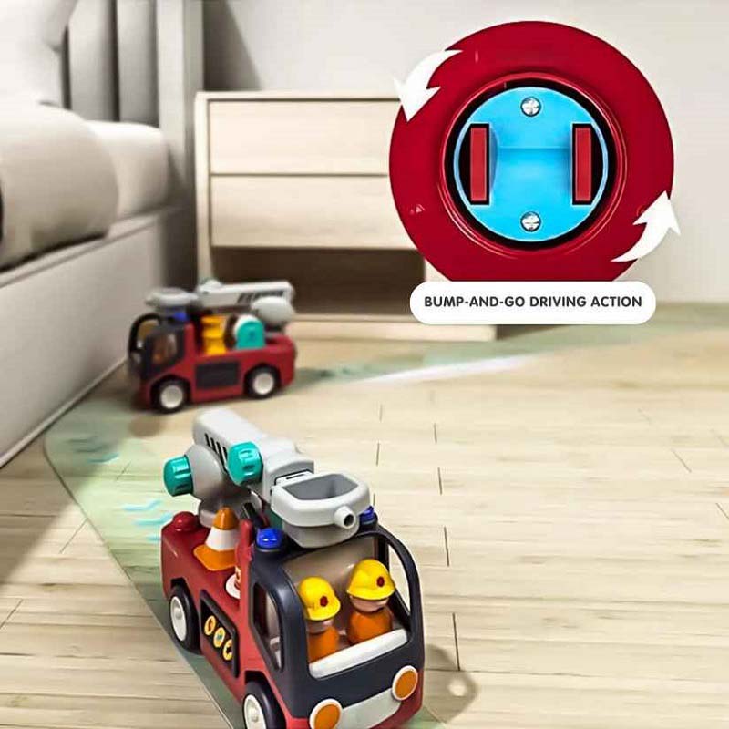 اسباب بازی ماشین آتش نشانی موزیکال آموزشی هولا تویز مدل Hola 9998