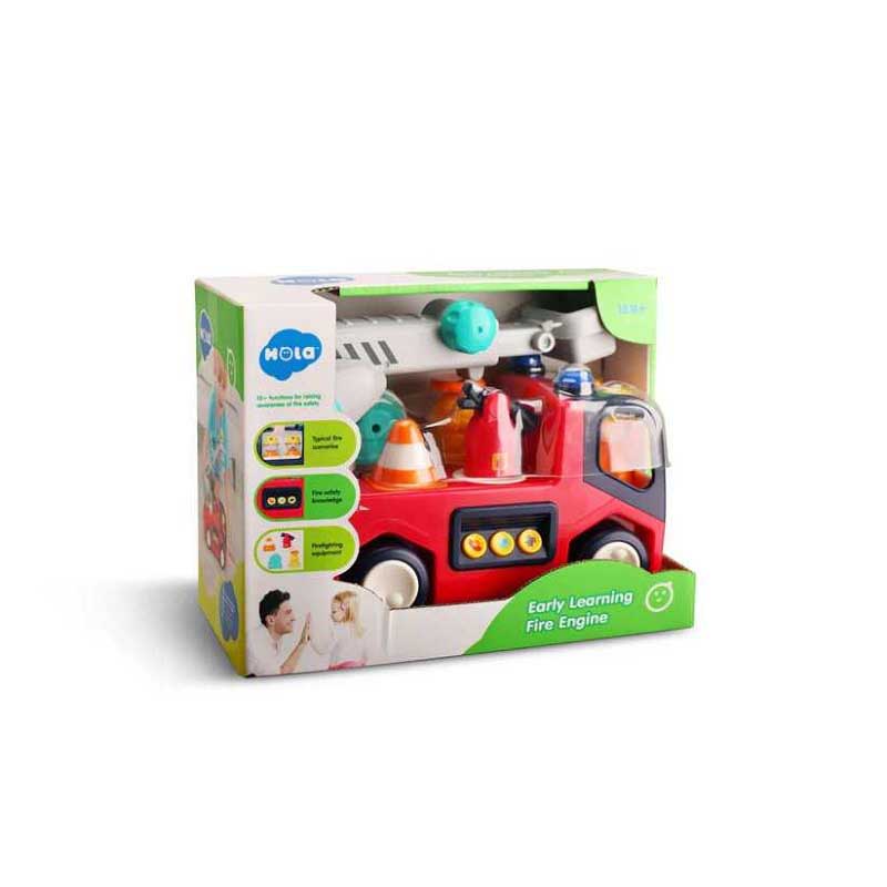 اسباب بازی ماشین آتش نشانی موزیکال آموزشی هولا تویز مدل Hola 9998