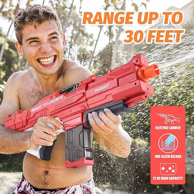 اسباب بازی تفنگ آب پاش شارژی مکشی مدل COMBAT WATER GUN 998