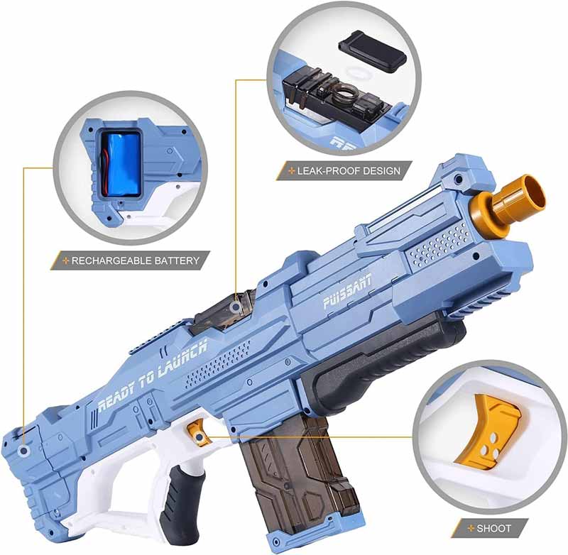 اسباب بازی تفنگ آب پاش شارژی مکشی مدل COMBAT WATER GUN 998