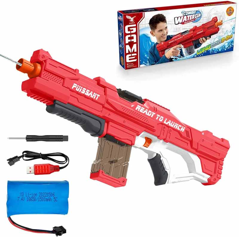 اسباب بازی تفنگ آب پاش شارژی مکشی مدل COMBAT WATER GUN 998