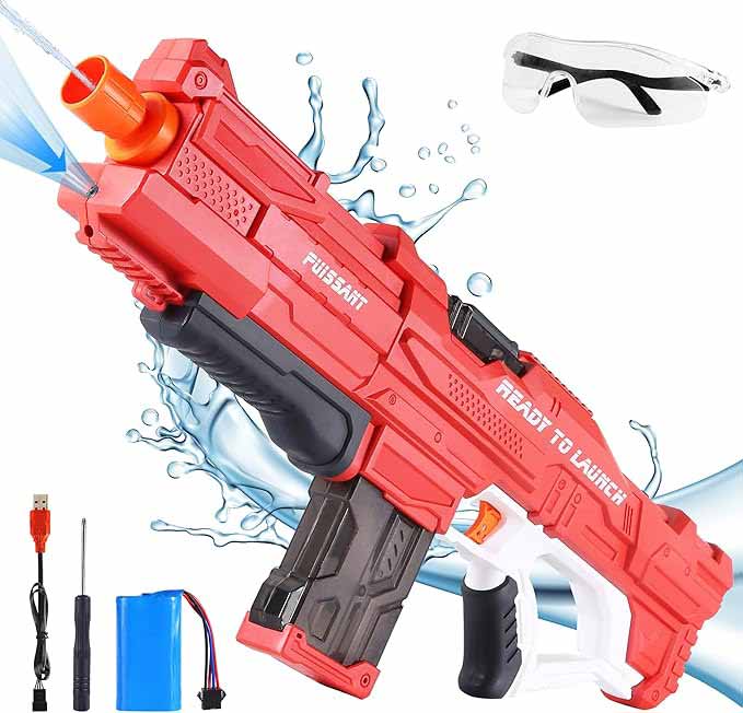 اسباب بازی تفنگ آب پاش شارژی مکشی مدل COMBAT WATER GUN 998