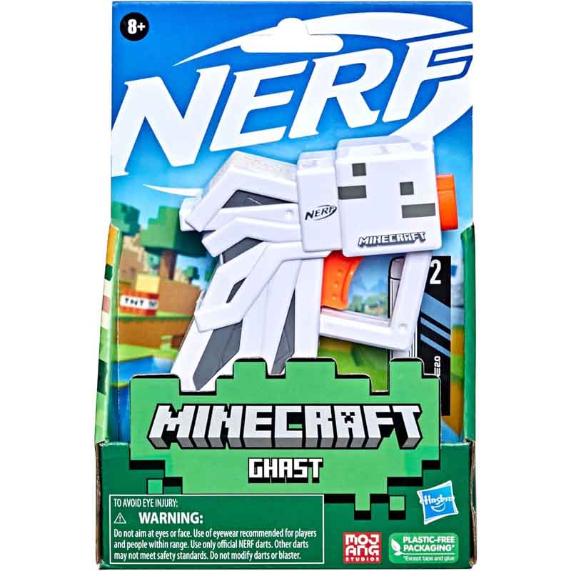 تفنگ اسباب بازی نرف تیر فومی ماب گست ماینکرافت Nerf Minecraft F4421
