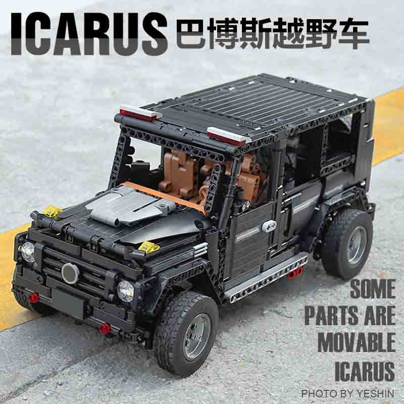 لگو تکنیک ساختنی بنز آفرود جی کلاس مولدکینگ Mould king Benz 13068