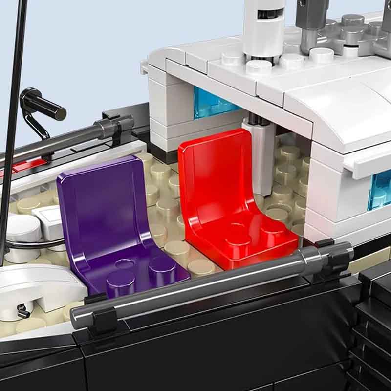 لگو ساختنی قایق تفریحی مدرن بادبان دار مولدکینگ Mould king 10194