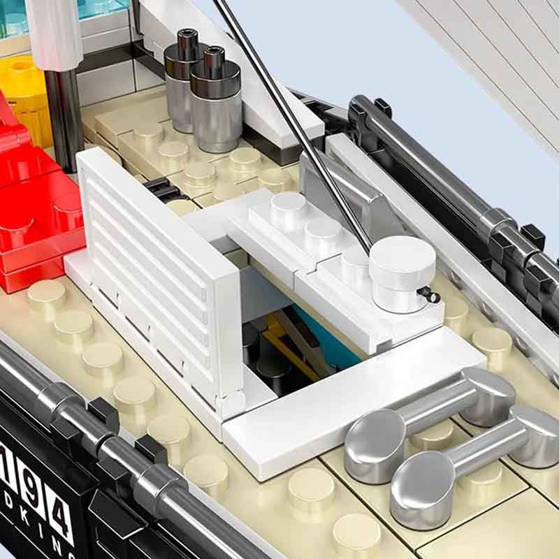 لگو ساختنی قایق تفریحی مدرن بادبان دار مولدکینگ Mould king 10194