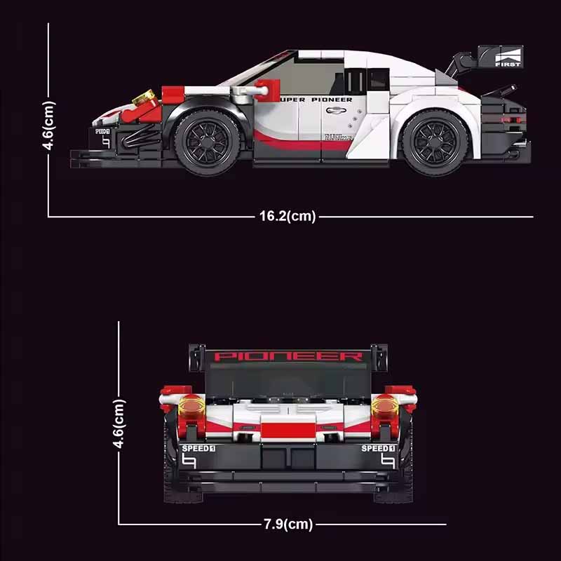 لگو ساختنی ماشین پورشه مولدکینگ 27010 Mould King Porsche 911 Carrera