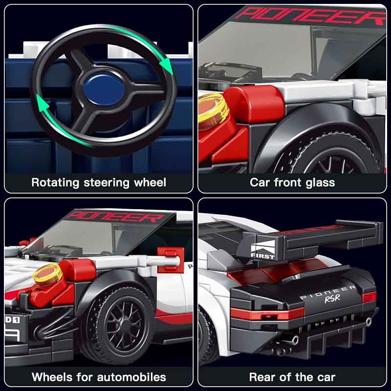 لگو ساختنی ماشین پورشه مولدکینگ 27010 Mould King Porsche 911 Carrera